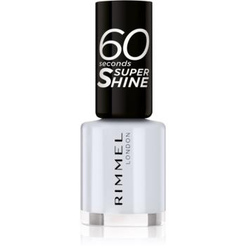 Rimmel 60 Seconds Super Shine lac de unghii culoare 703 White Hot Love 8 ml