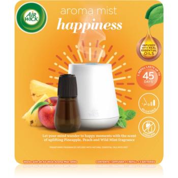 Air Wick Aroma Mist Happiness aroma difuzor cu rezervã + baterie 20 ml