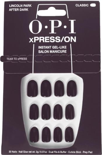 OPI Unghii de gel xPRESS/ON (Press On Nails - Lincoln Park After Dark)