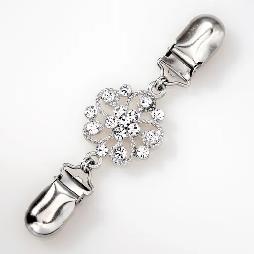 Clemă pentru jachetă cu strasuri