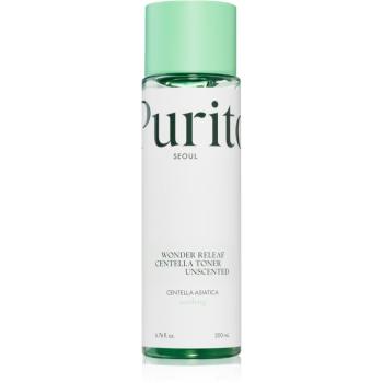 Purito Wonder Releaf Centella Toner Unscented tonic facial cu efect calmant pentru piele sensibilă 200 ml