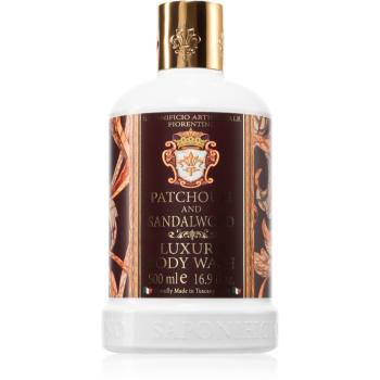 Saponificio Artigianale Fiorentino Patchouli and Sandalwood gel de duș pentru toate tipurile de piele 500 ml