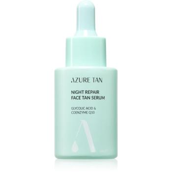 Azure Tan Night Repair ser autobronzant pentru fata pentru noapte 30 ml