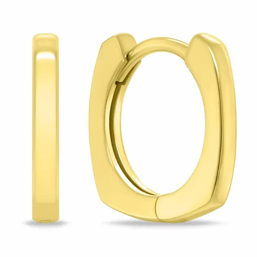 Brilio Silver Cercei rotunzi placați cu aur pentru femei EA1169Y