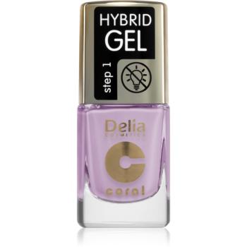 Delia Cosmetics Coral Nail Enamel Hybrid Gel lac de unghii sub forma de gel culoare 141 11 ml