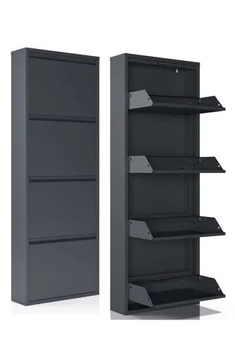 Pantofar, Hanah Home, Marino 4, 50x137x15 cm, 100% SHEET METAL, Antracit