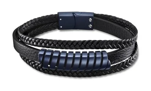 Lotus Style Brățară din piele pentru bărbațiOmul urban LS2208-2 / 1