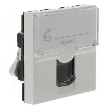 Priza date RJ45 utp Cat6 Legrand Mosaic 076564, alb