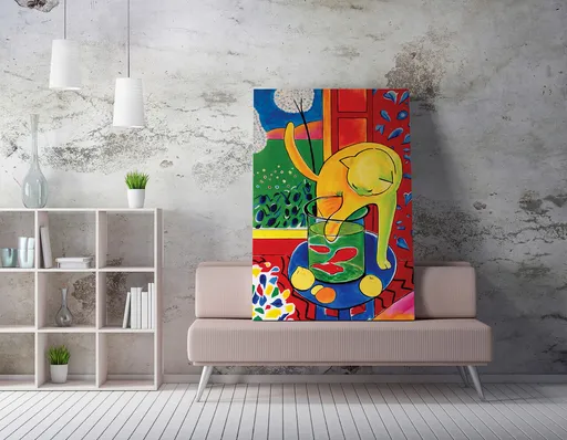 Tablou decorativ, WY77 (50 x 70), Lemn, Multicolor