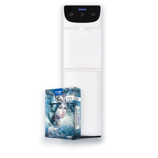 Dozator Apă Extra 6 - Abonament Watercooler ( Dozator Apa ) și 60 Litri Apă De Izvor Pe Lună, n Sistem Bag In Box