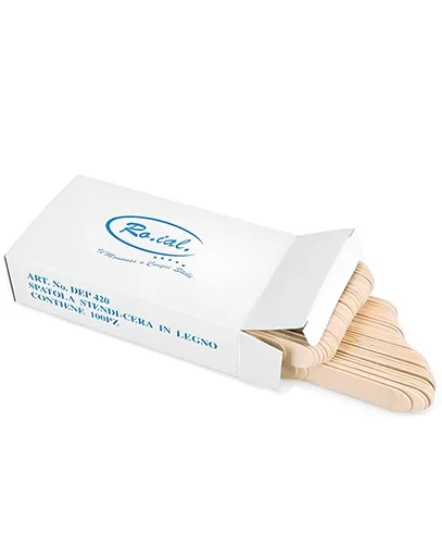 Spatule din Lemn de Unica Folosinta Roial 100 buc/set