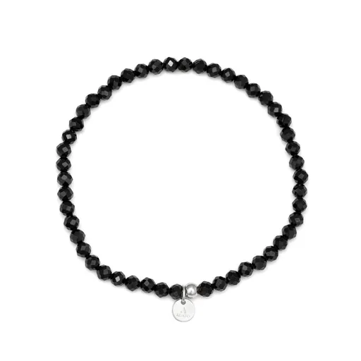 Agato Brățară pentru bărbați cu mărgele din spinel POL-B04/20G