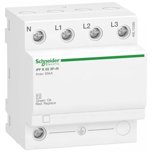 Descarcator modular IPF65, 3P+N, 340V Schneider A9L15586