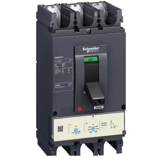 Intrerupator compact cu declansator tip usol Easypact CVS400F TM400D 3P 400A Schneider LV540306