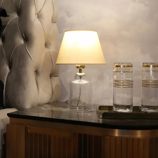 Lampa de masa, Opviq, 780SGN4488, Maro deschis