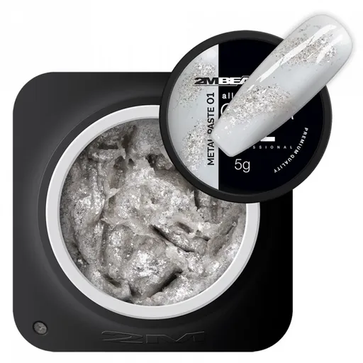 Gel UV Color 2M Hema Free Metal Paste 01 - 5g