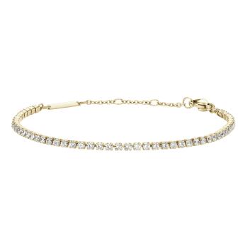 Daniel Wellington Brățară sclipitoare placată cu aur cu cristale Classic Tennis DW00400388