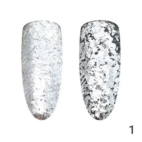 Pigment Unghii, Silver Flakes