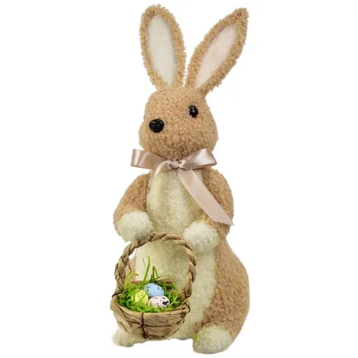 Iepuraș de Paște cu coșuleț, 23 x 32 x 15 cm