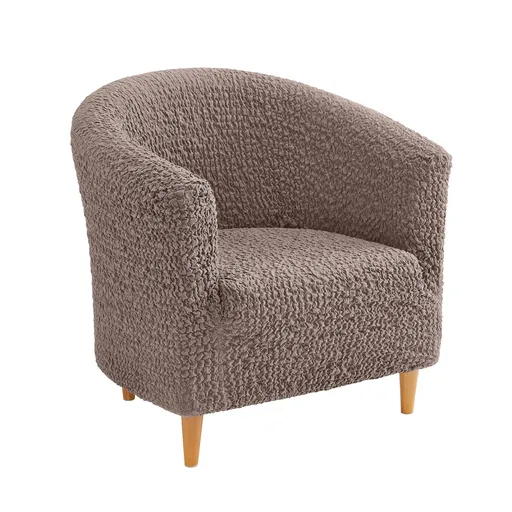 Husă extra extensibilă cu model în relief pentru fotoliu cabriolet