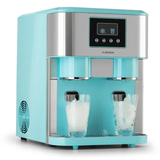 Klarstein Eiszeit Crush, mașină de făcut gheață, 2 dimensiuni, gheață zdrobită
