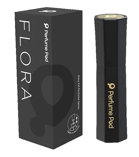 Travalo Pod Flora - flacon reîncărcabil 5 ml (negru)