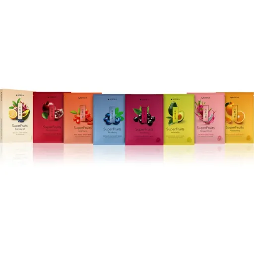 KORIKA SuperFruits Everyday Set of 7 Face Sheet Masks set de măști faciale 7x25 g