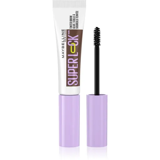 MAYBELLINE NEW YORK Super Lock gel fixare pentru sprâncene culoare Deep Brown 8 g