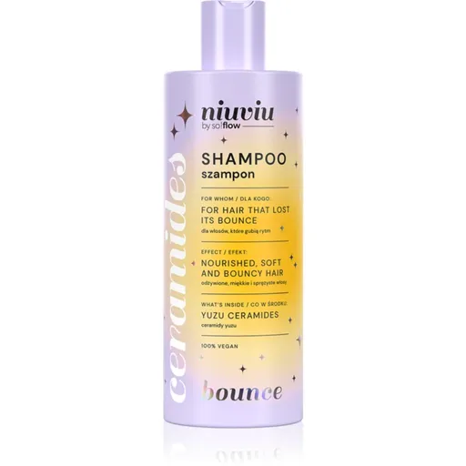 so!flow BOUNCE Hair Shampoo With Ceramides sampon pentru curatare pentru păr creț 300 ml
