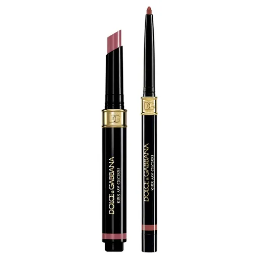 Dolce & Gabbana Set de buze Kiss My Gloss (4D Gloss Stick & Lip Liner Duo) 02 Giggle