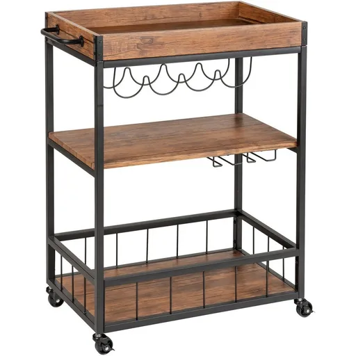 Wenko Cărucior de servire Rustico, 89,5 x 40 x 80cm