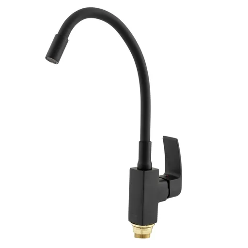 Baterie Bucatarie cu dus Flexibil Mixxus Magnum 011 (Nut) Black REFL.