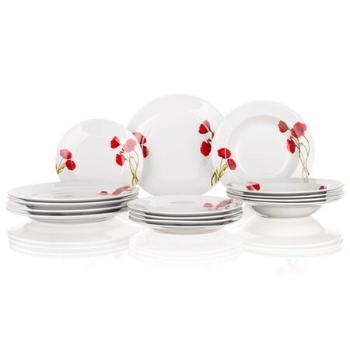 Set farfurii BANQUET Red Poppy 18 piese