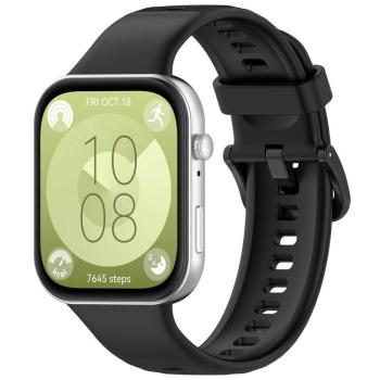 SILICONE Vymeniteľný remienok pre Huawei Watch Fit 4 / Fit 4 Pro čierny