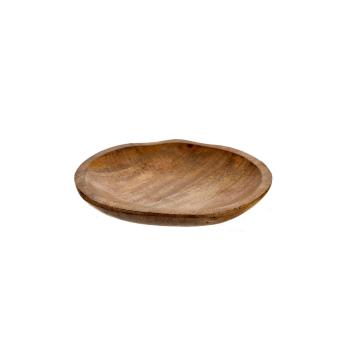 Tavă decorativă din lemn de mango, InDecor  25 x 25 x 4 cm, S