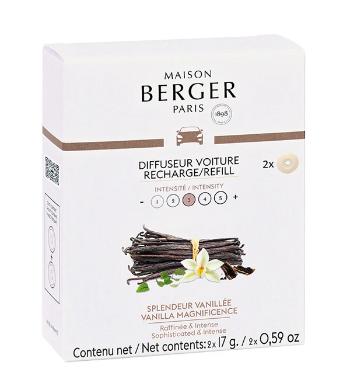 Maison Berger Paris Rezervă pentru odorizant de mașină Vanilie magnifică Vanilla Magnificence (Car Diffuser Recharge/Refill) 2 buc