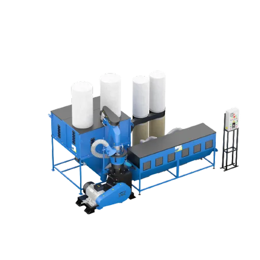 Linie productie peleti MLG 1000 MAX+, 22KW, 400-500 Kg/h, TMC Ucraina