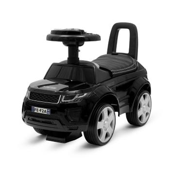 Mașinuță Baby Mix pentru copii SUV Prime, pieleecologică neagră