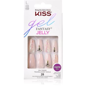 KISS Gel Fantasy Jelly műköröm Jelly Juice 28 db