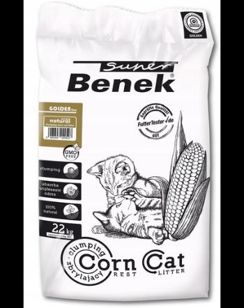 BENEK Super Corn Cat Golden porumb grit Natural 35 l