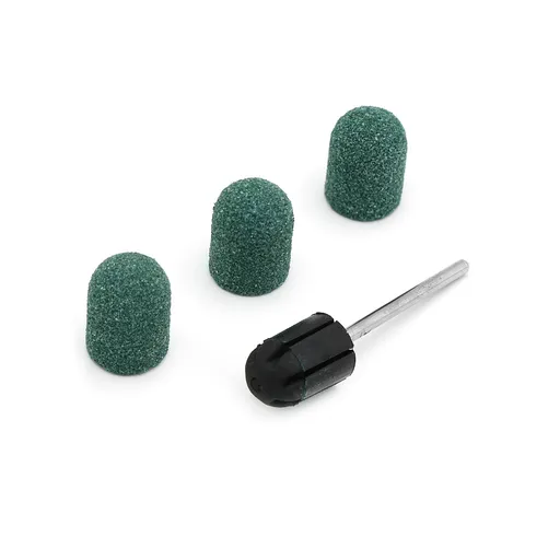 Suport + 3 Smirghel 10 x 15 mm - 120 Set, Green