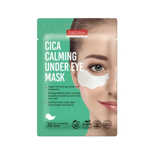 Mască pt zona ochilor - Cica Calming Under Eye Mask 30 buc - Purederm