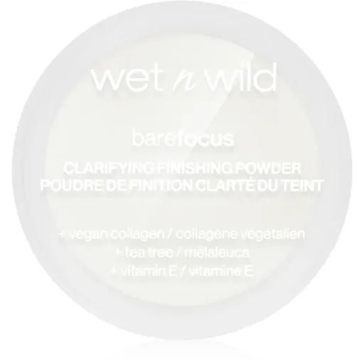 Wet n Wild BareFocus Clarifying Finishing Powder pudra matuire culoare Translucent 6 g