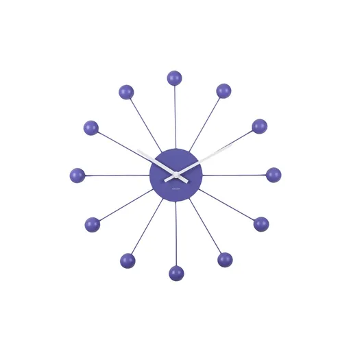 Karlsson 5977PU ceas de perete design violet, diametru 40 cm, mov