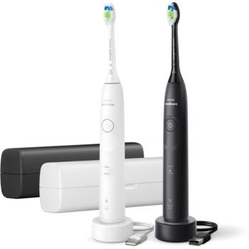 Philips Sonicare 5500 HX7119/01 Sonic Electric periuță de dinți, 2 setari Black&White 1 buc
