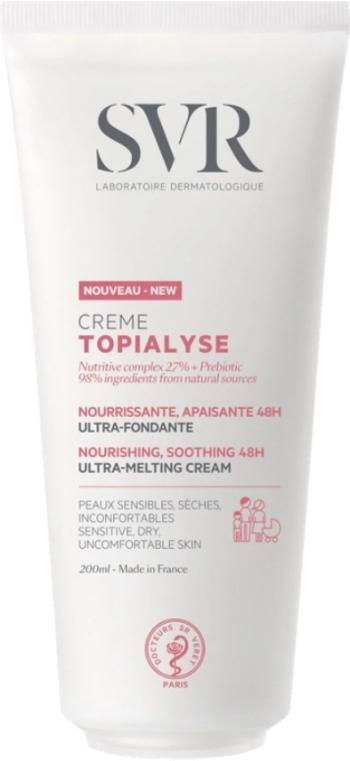 SVR Cremă hrănitoare și calmantă pentru pielea sensibilă și uscată Topialyse (Ultra-Melting Cream) 200 ml