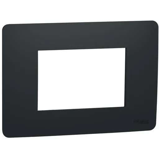 Rama Unica Studio 3 module Schneider Noua Unica NU210354, antracit