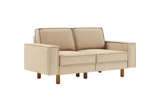 Canapea 2 locuri, Atelier del Sofa, 918CMF1215, Otel, Nisip / Nuc