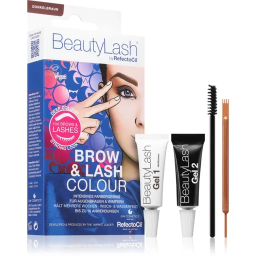 RefectoCil BeautyLash Brow & Lash Colour culoare pentru sprancene pentru gene și sprâncene culoare Dark Brown 1 buc
