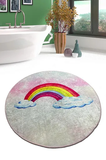 Covoras de baie, L'essentiel Maison, Leno Djt (140 cm), Multicolor